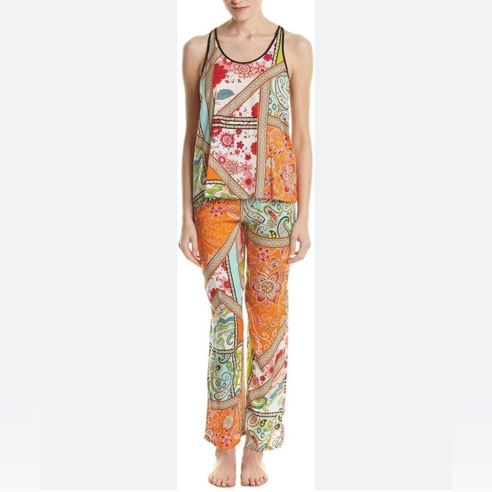 Natori pajama pants multi color size medium